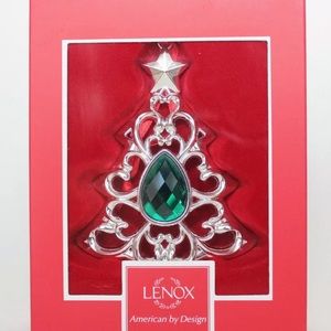 Lenox Gemmed Tree Ornament NIB